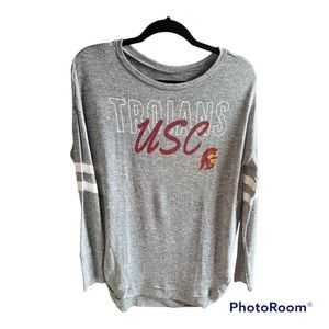 Long sleeve USC Trojans womens top